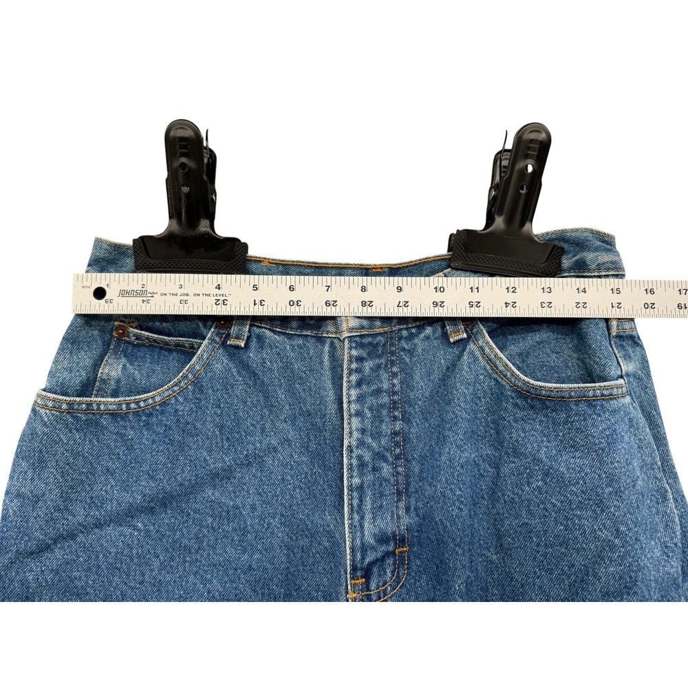 Calvin Klein Jeans Women 30 Blue Excellent High Rise Straight Leg Denim Vintage - Picture 5 of 12